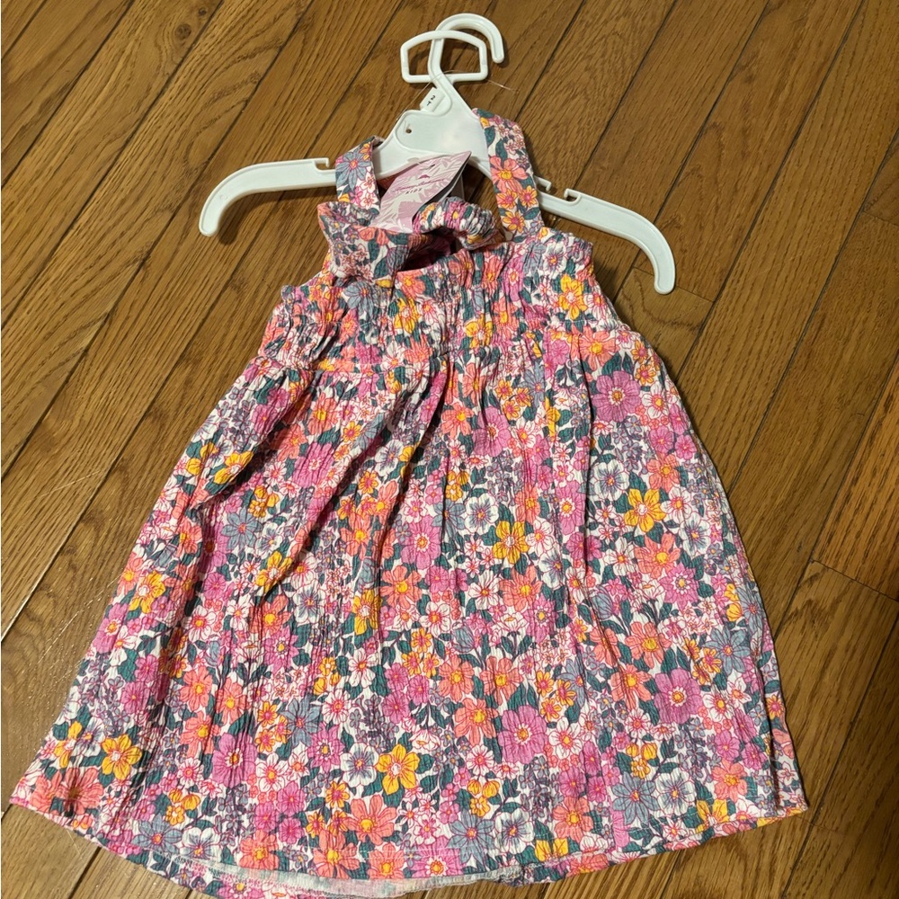 Tommy Bahama Pink Floral Halter Sundress